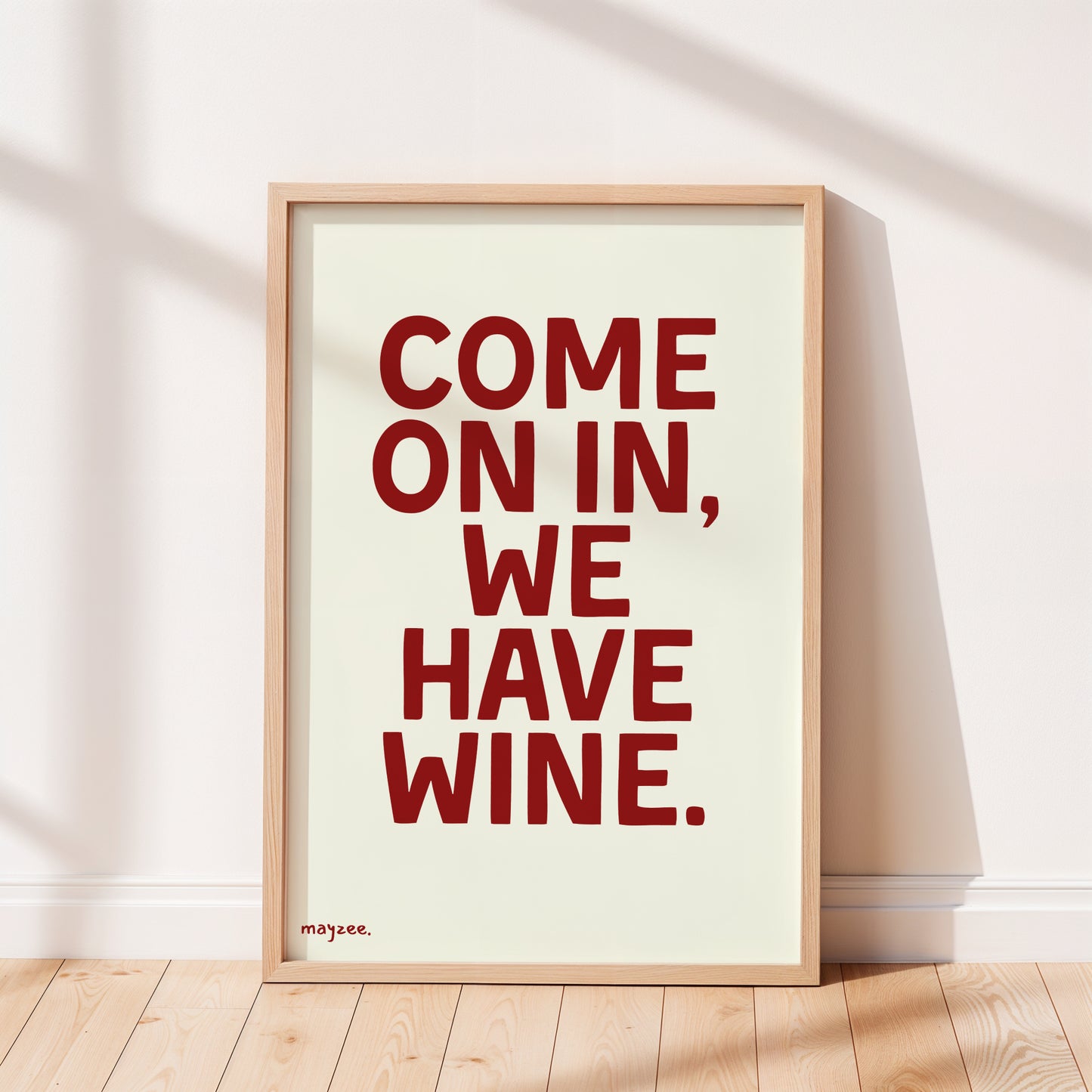 Come On In, We Have Wine